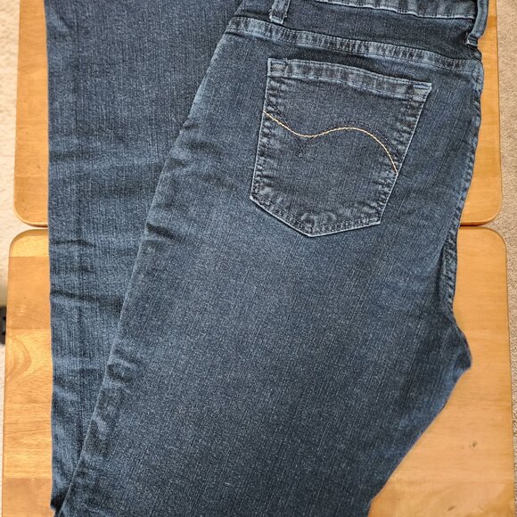 Lee Slender Secret Lower on Waist Bootcut Stretch Denim Jeans - Size 14L - Picture 2 of 9